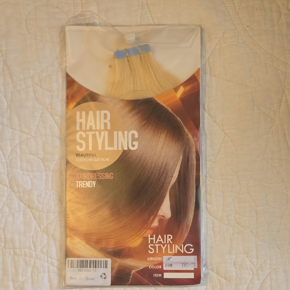 Blonde Hair Styling Extensions